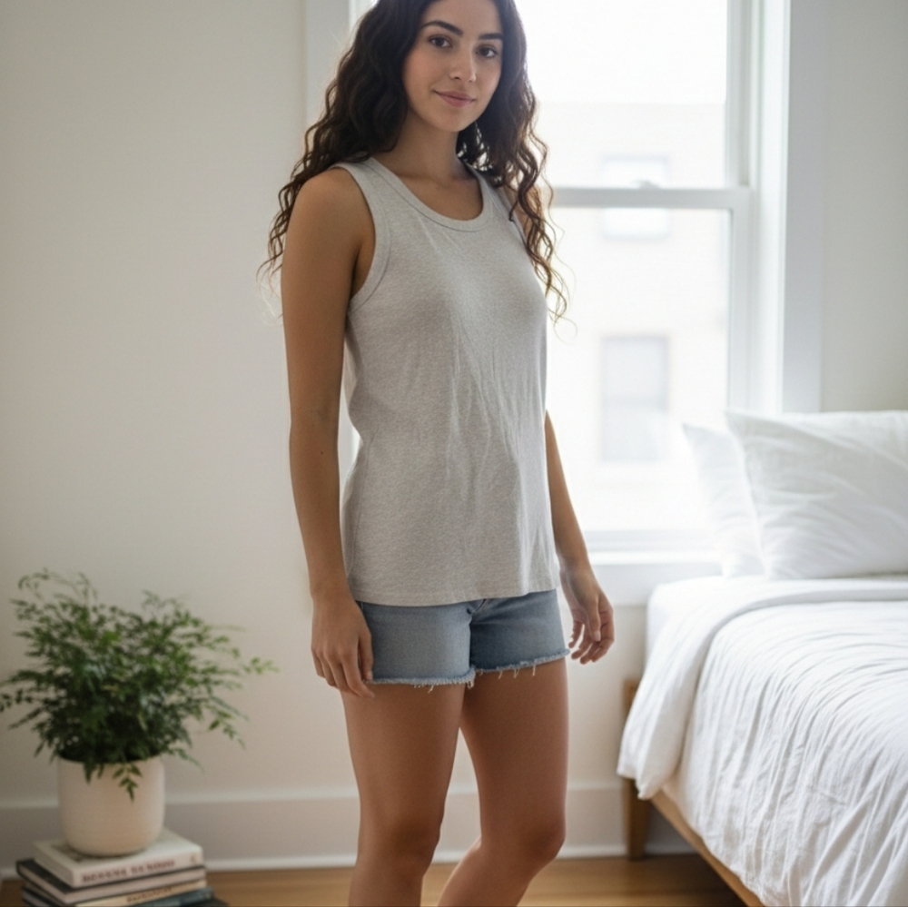 J. Crew Women's Gray Sleeveless Top Size Medium
